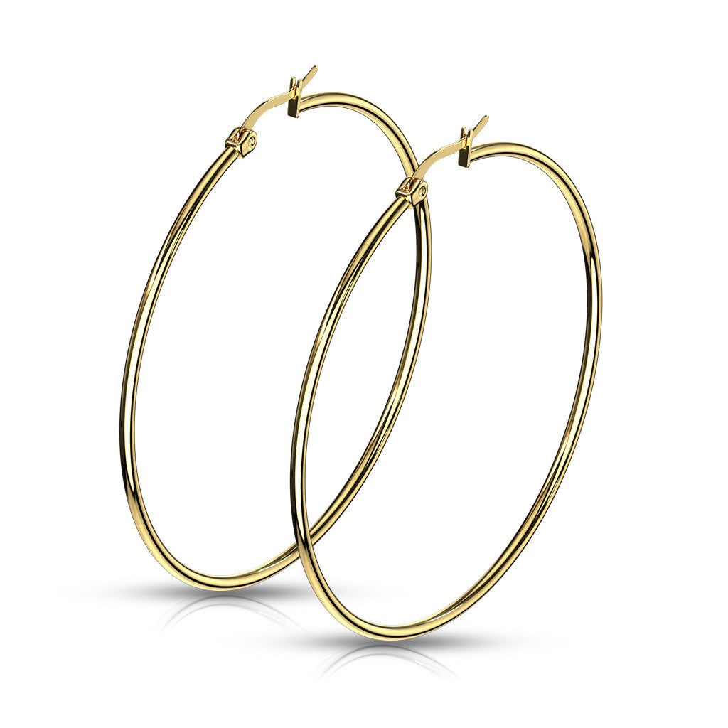 Boucles d’oreilles ores en acier inoxydable