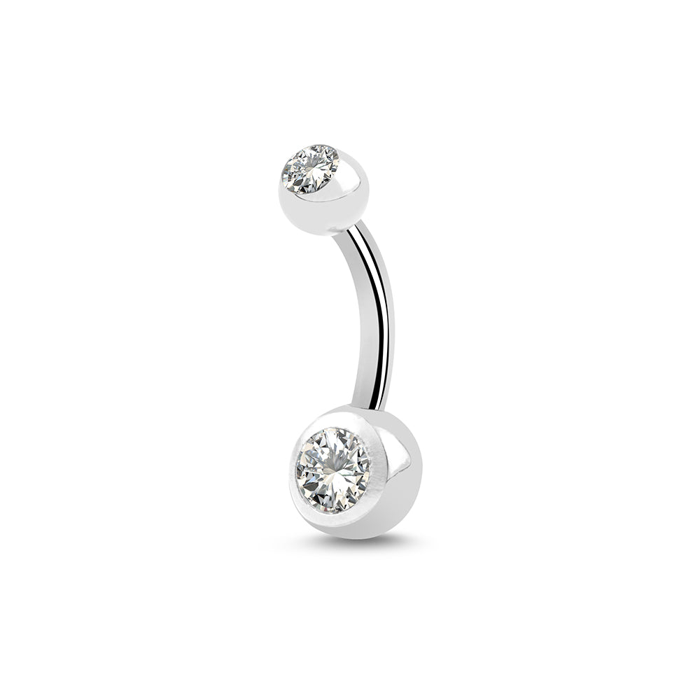 Piercing nombril Ivy en acier chirurgical