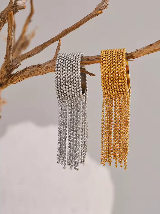 Bague Chains avec pendentifs dorés