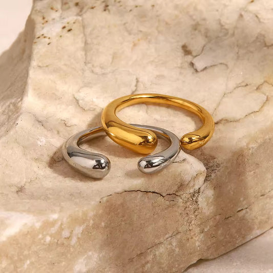 Bague Minimaliste Modestie dorée