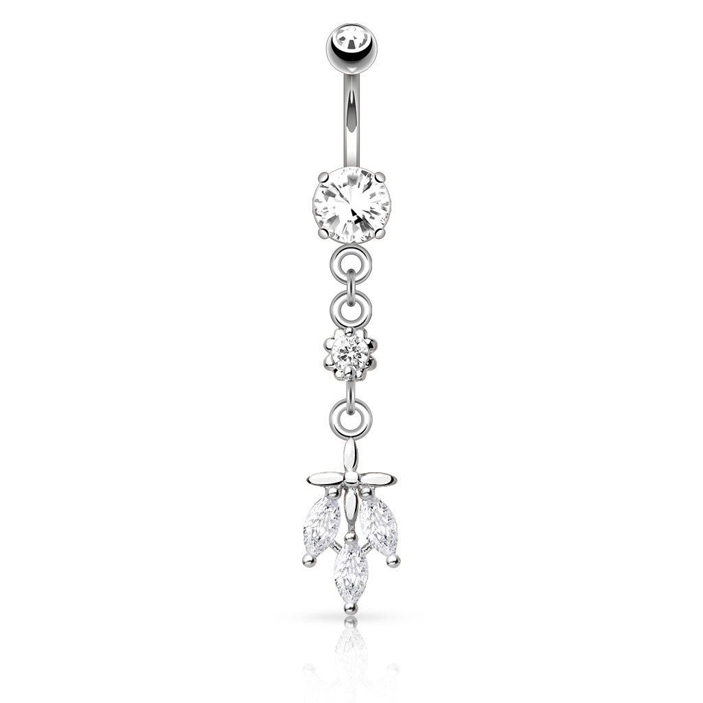 Piercing nombril Aube en acier inoxydable