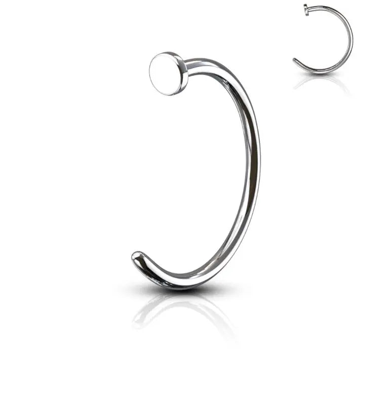 Anneau de Nez Piercing Demi-Cercle acier chirurgical