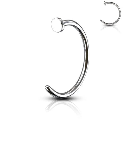 Anneau de Nez Piercing Demi-Cercle acier chirurgical