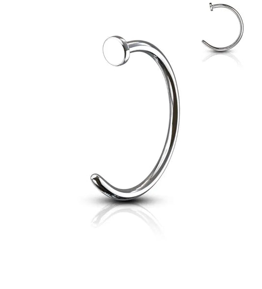 Anneau de Nez Piercing Demi-Cercle acier chirurgical