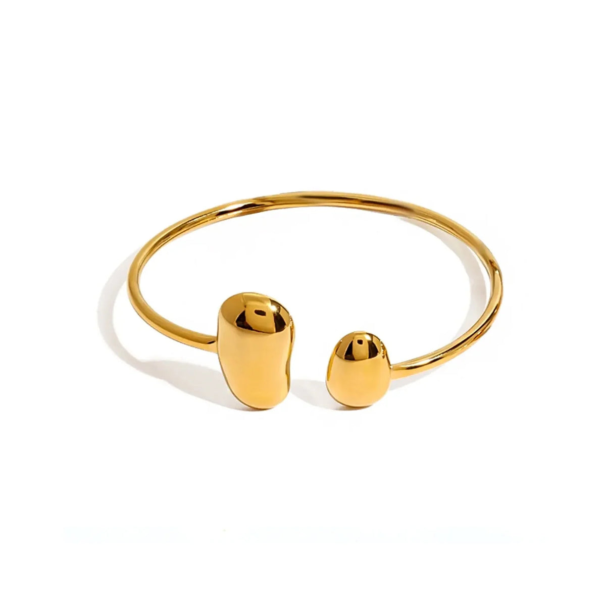 Bracelet manchette Amber en acier inoxydable