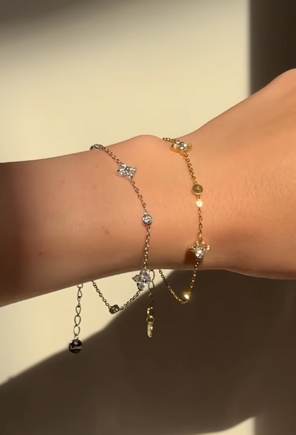 Bracelet élégant Rosée du matin en acier inoxydable