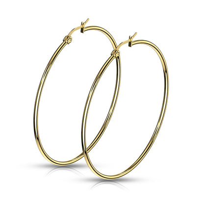 Boucles d’oreilles ores en acier inoxydable