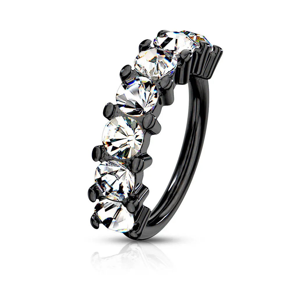 Anneau de piercing nez en acier inoxydable