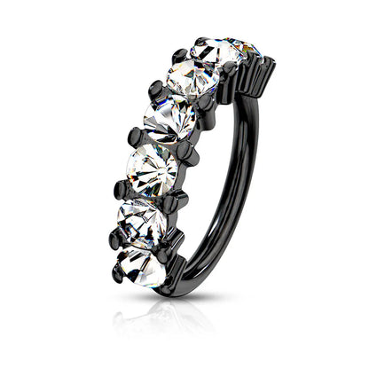 Anneau de piercing nez en acier inoxydable