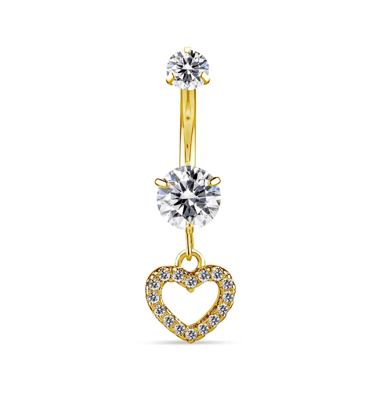 Piercing Nombril Pendentif Désir en acier chirurgical