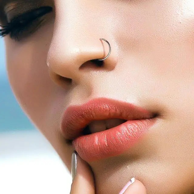 Anneau de Nez Piercing Demi-Cercle acier chirurgical