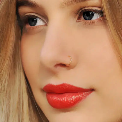 Anneau de Nez Piercing Demi-Cercle acier chirurgical