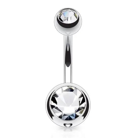 Piercing nombril Basic en acier chirurgical