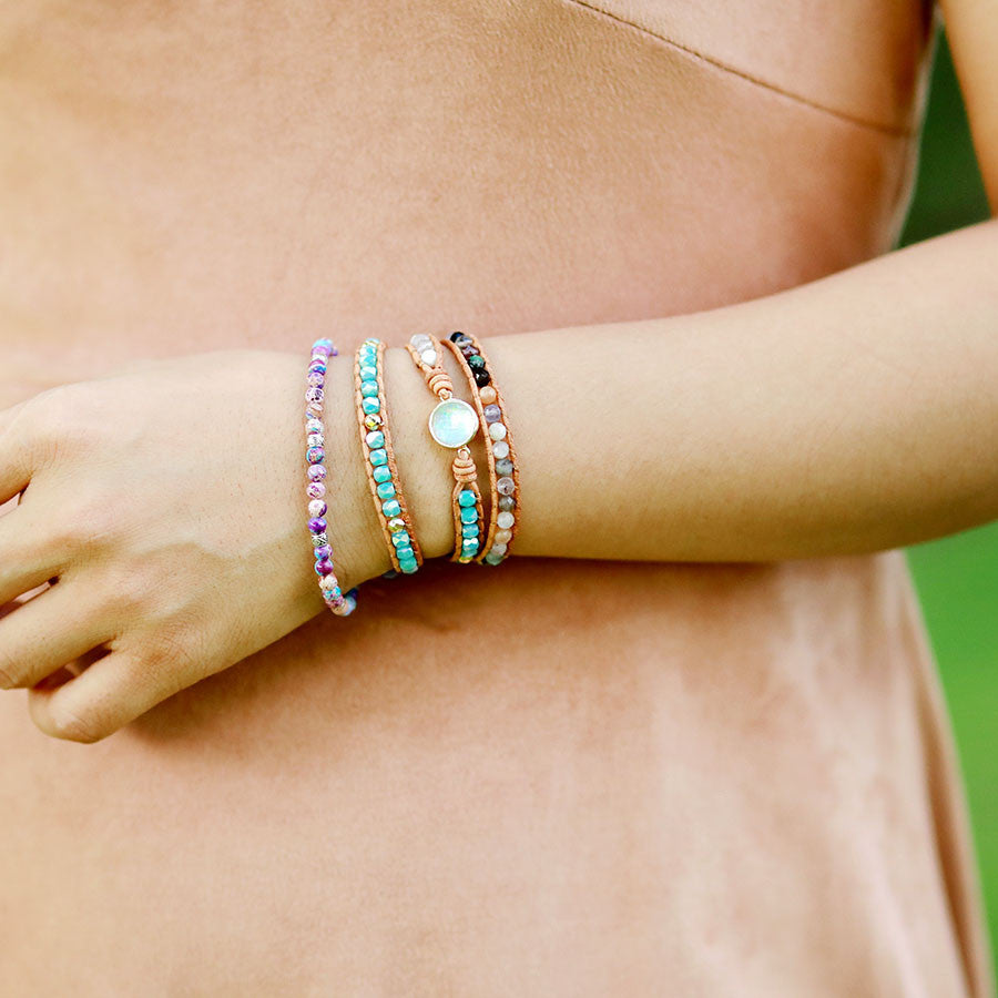 Bracelet Force de la Nature en pierres naturelles