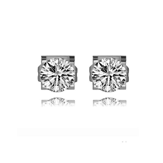 Boucles d’oreilles Brillantes en acier inoxydable