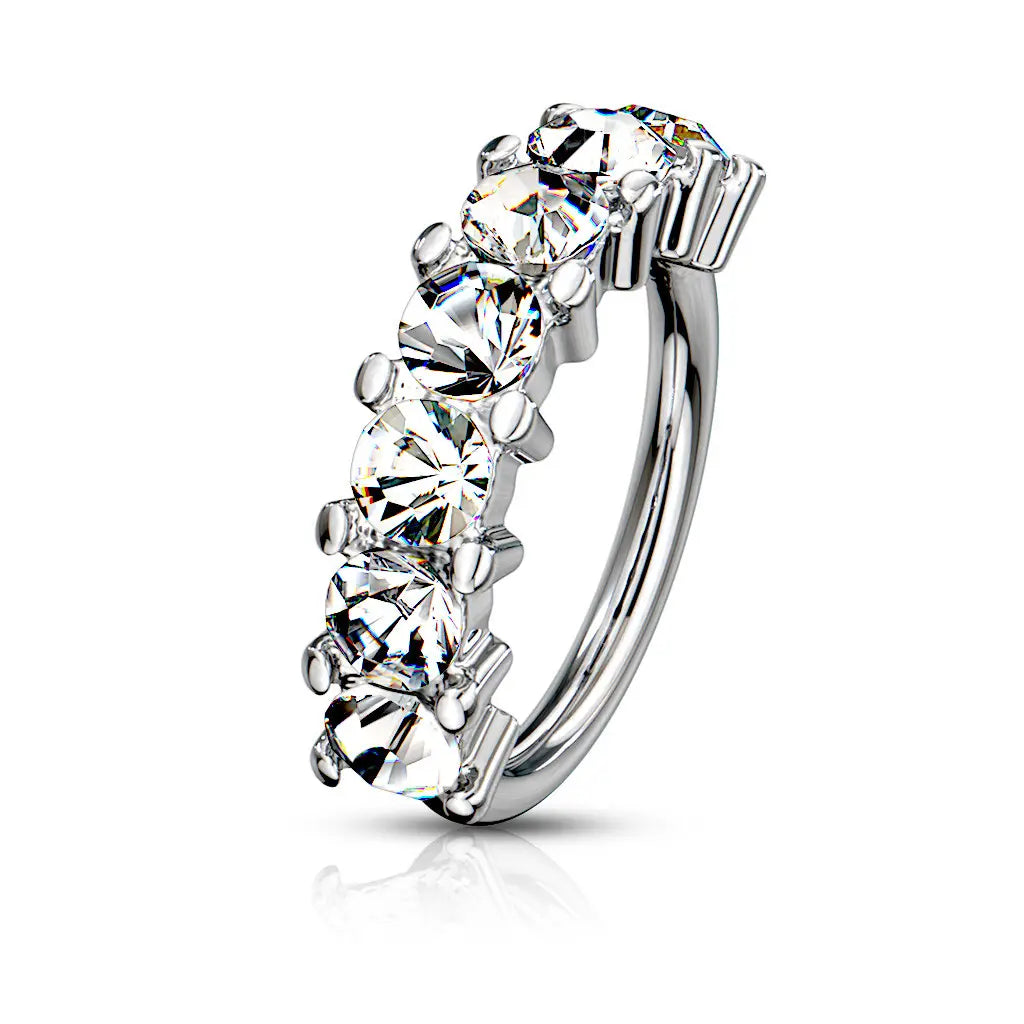 Anneau de piercing nez en acier inoxydable