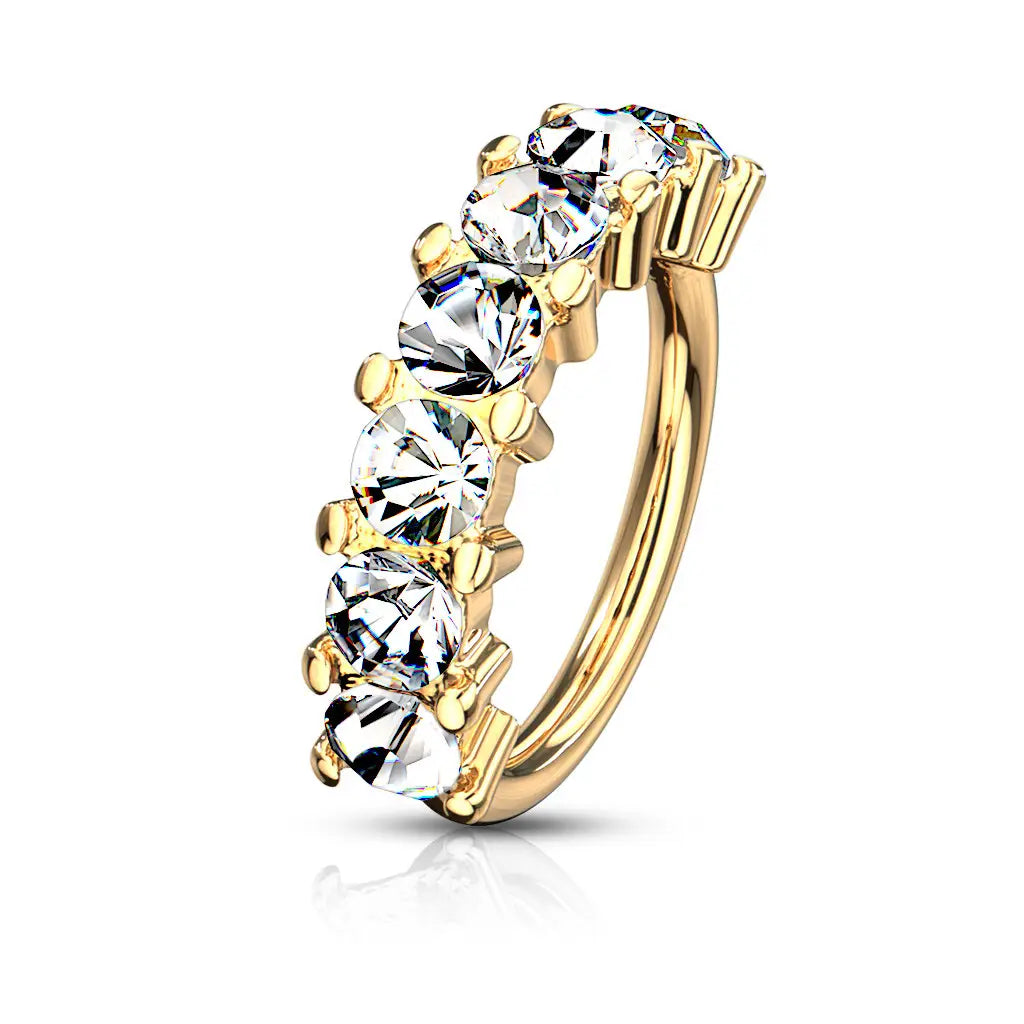Anneau de piercing nez en acier inoxydable