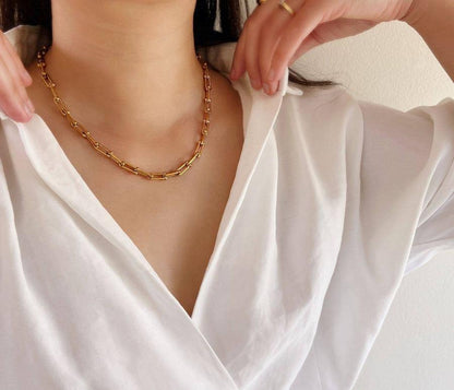 Collier chaîne style