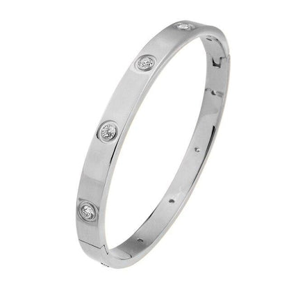 Bracelet Amour  avec zirconium pour femme