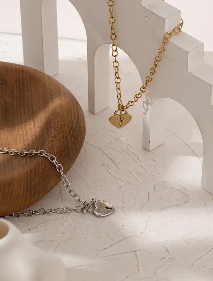 Collier Cœur Verrouillé