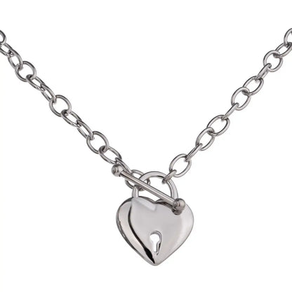 Collier Cœur Verrouillé