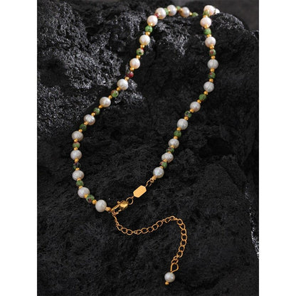 Collier Mystère des Profondeurs en pierres naturelles