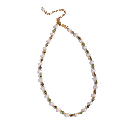 Collier Mystère des Profondeurs en pierres naturelles