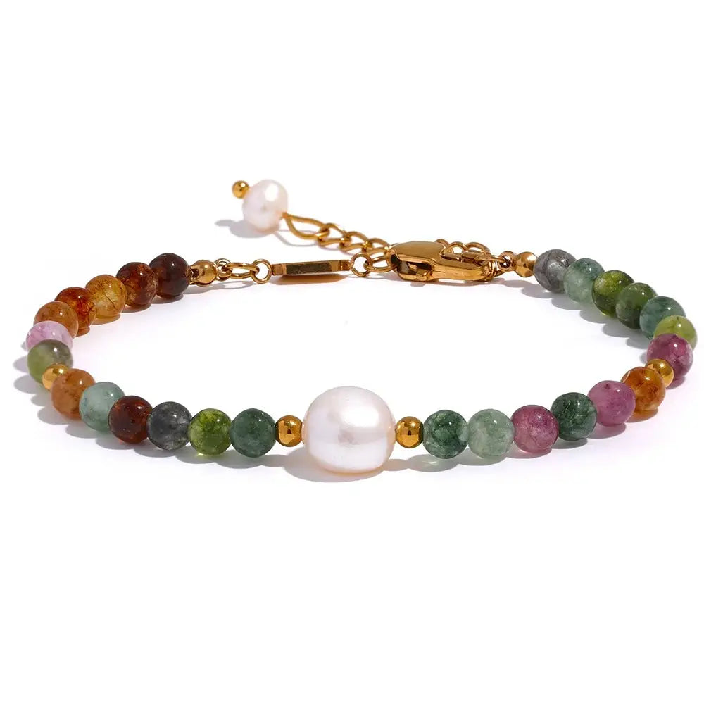 Bracelet Éclat Bohème en pierres naturelles