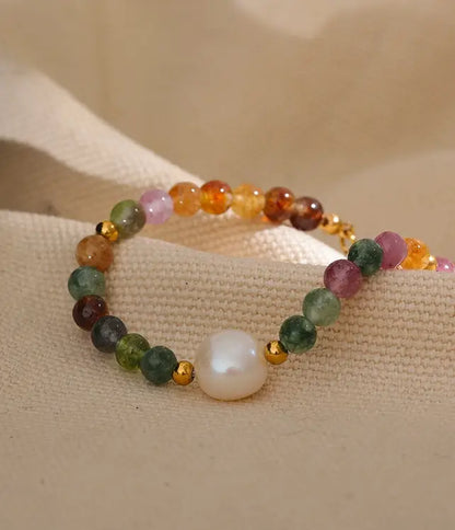 Bracelet Éclat Bohème en pierres naturelles
