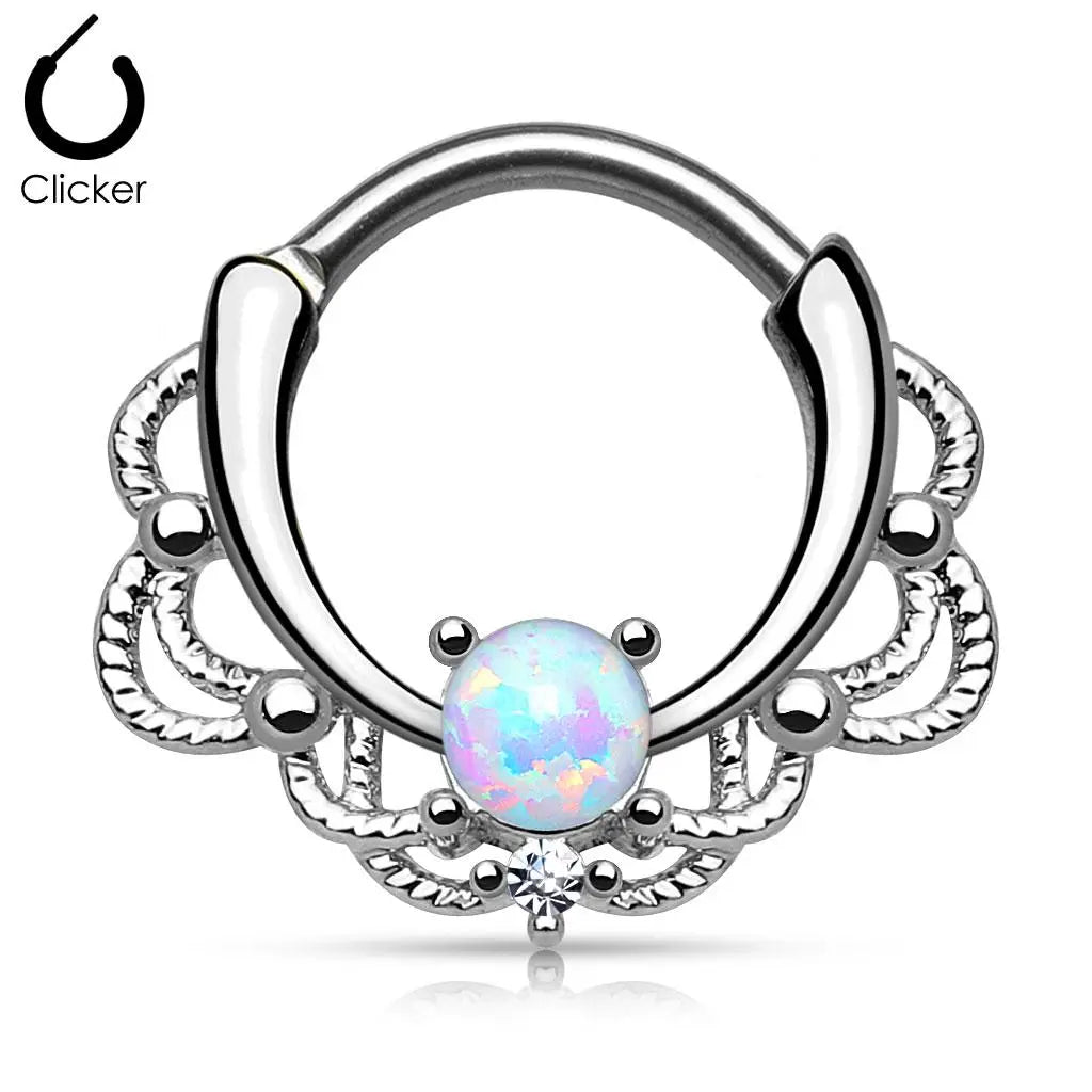 Piercing septum clicker Opale