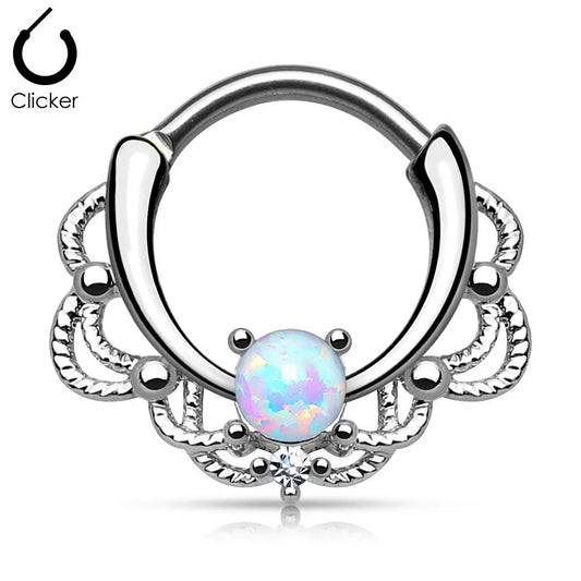 Piercing septum clicker Opale