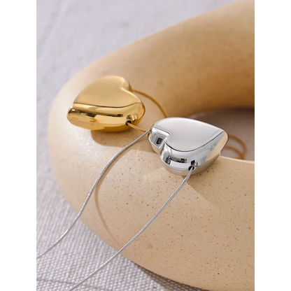 Collier femme Cœur imposant