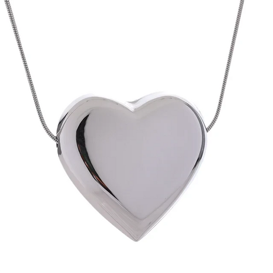 Collier femme Cœur imposant
