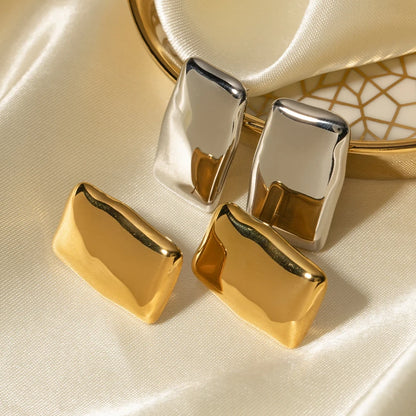 Boucles d’oreilles artistiques en acier inoxydable Alchimie