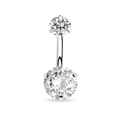 Piercing nombril Adèle en acier chirurgical