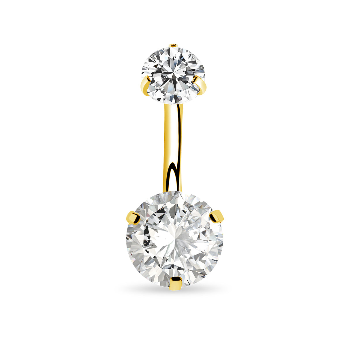 Piercing nombril Adèle en acier chirurgical
