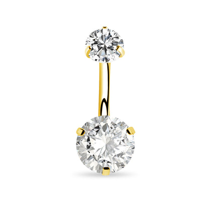 Piercing nombril Adèle en acier chirurgical