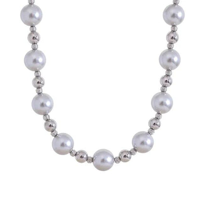 Collier Magie de Perle en acier inoxydable