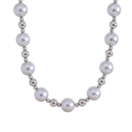 Collier Magie de Perle en acier inoxydable