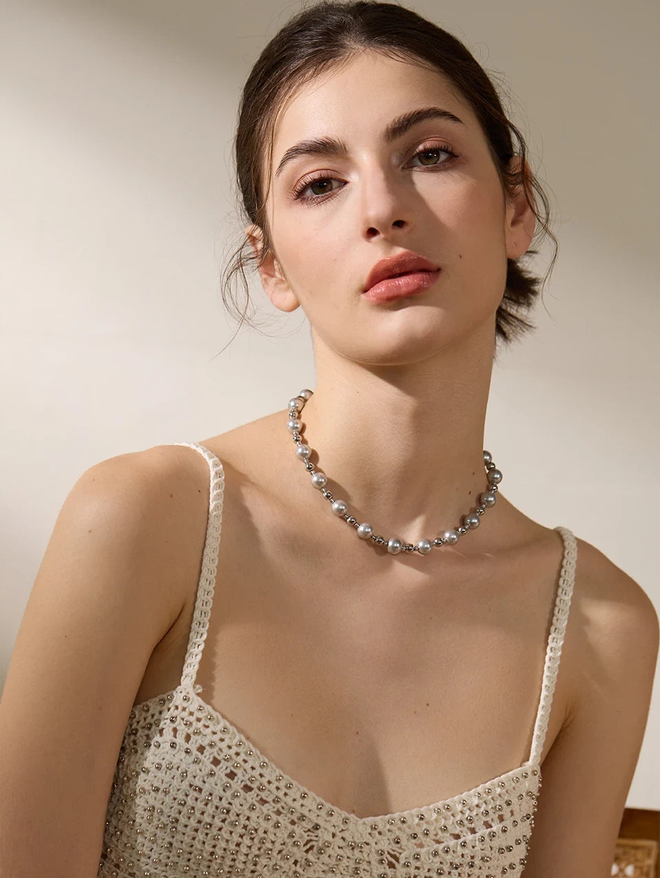 Collier Magie de Perle en acier inoxydable