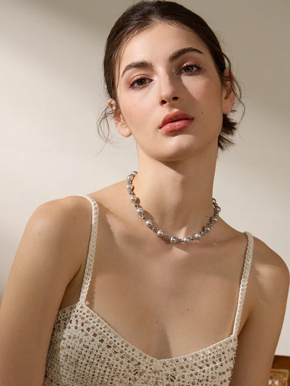 Collier Magie de Perle en acier inoxydable