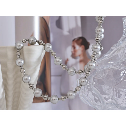 Collier Magie de Perle en acier inoxydable