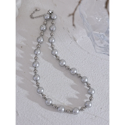 Collier Magie de Perle en acier inoxydable
