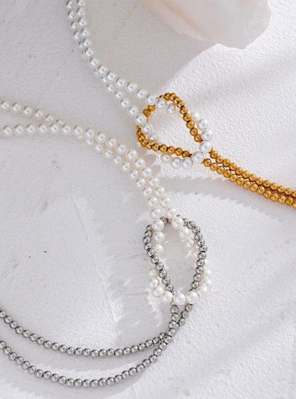 Collier Mélanie en acier inoxydable doré