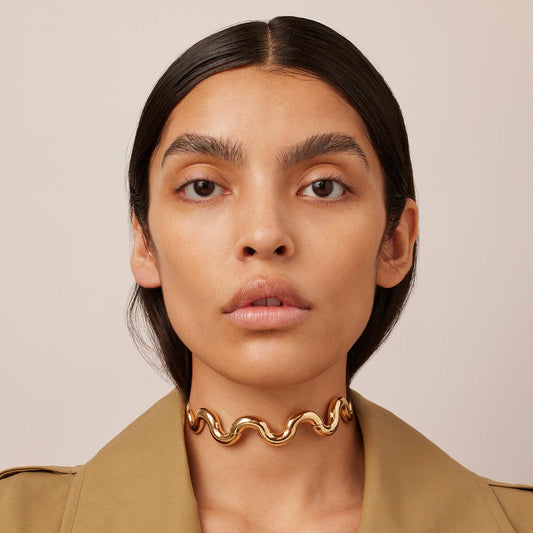 Collier ras du cou Vague