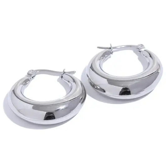 Boucles d’oreilles Magda en acier inoxydable