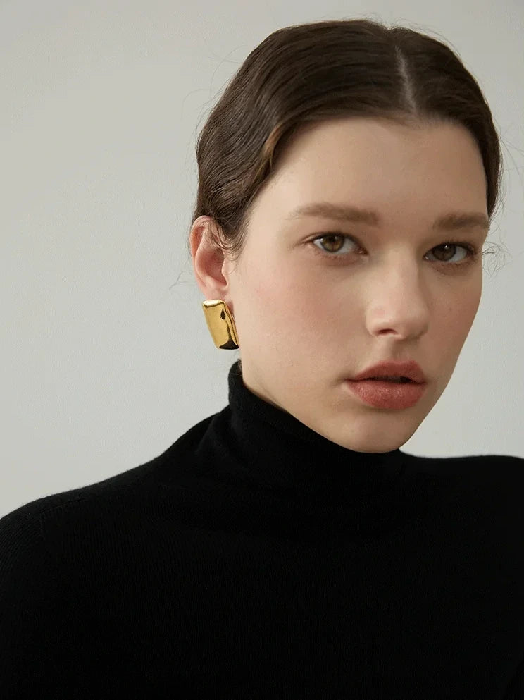 Boucles d’oreilles artistiques en acier inoxydable – style alchimie