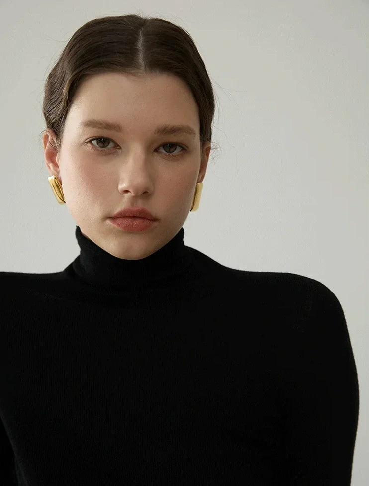 Boucles d’oreilles artistiques en acier inoxydable – style alchimie