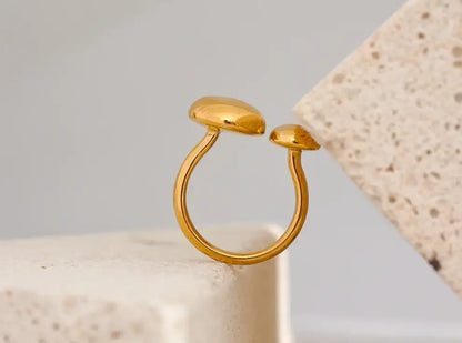 Bague Dualité en acier inoxydable