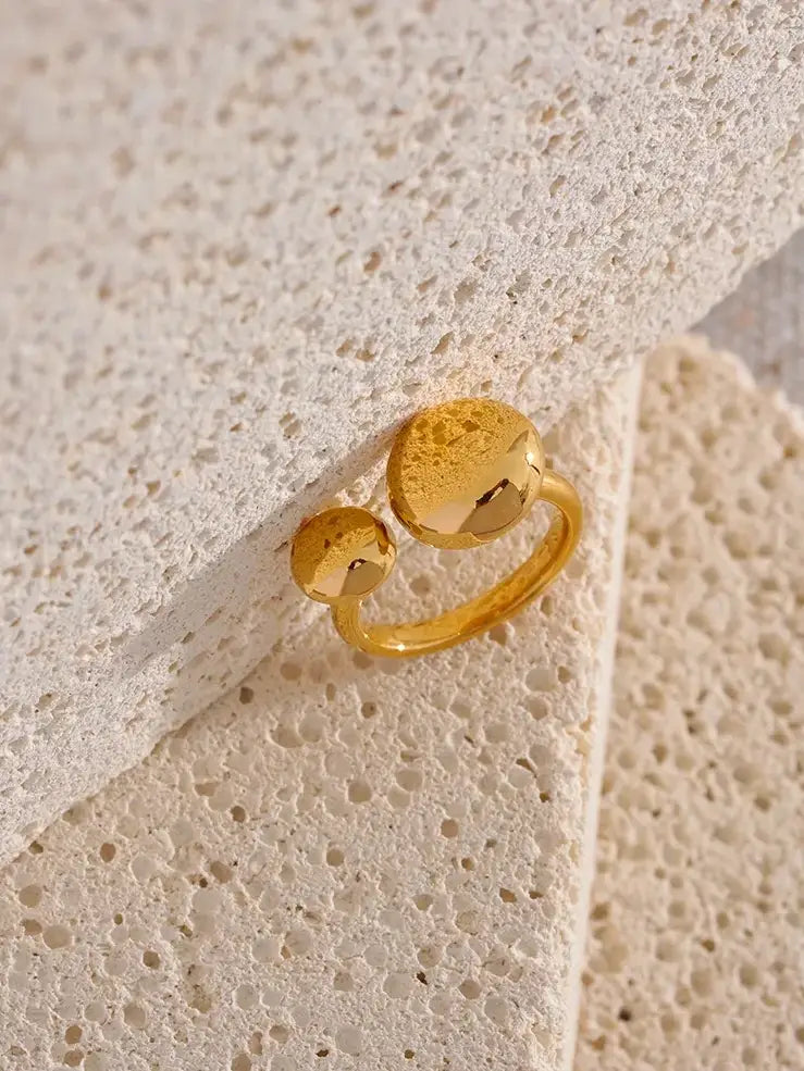 Bague Dualité en acier inoxydable